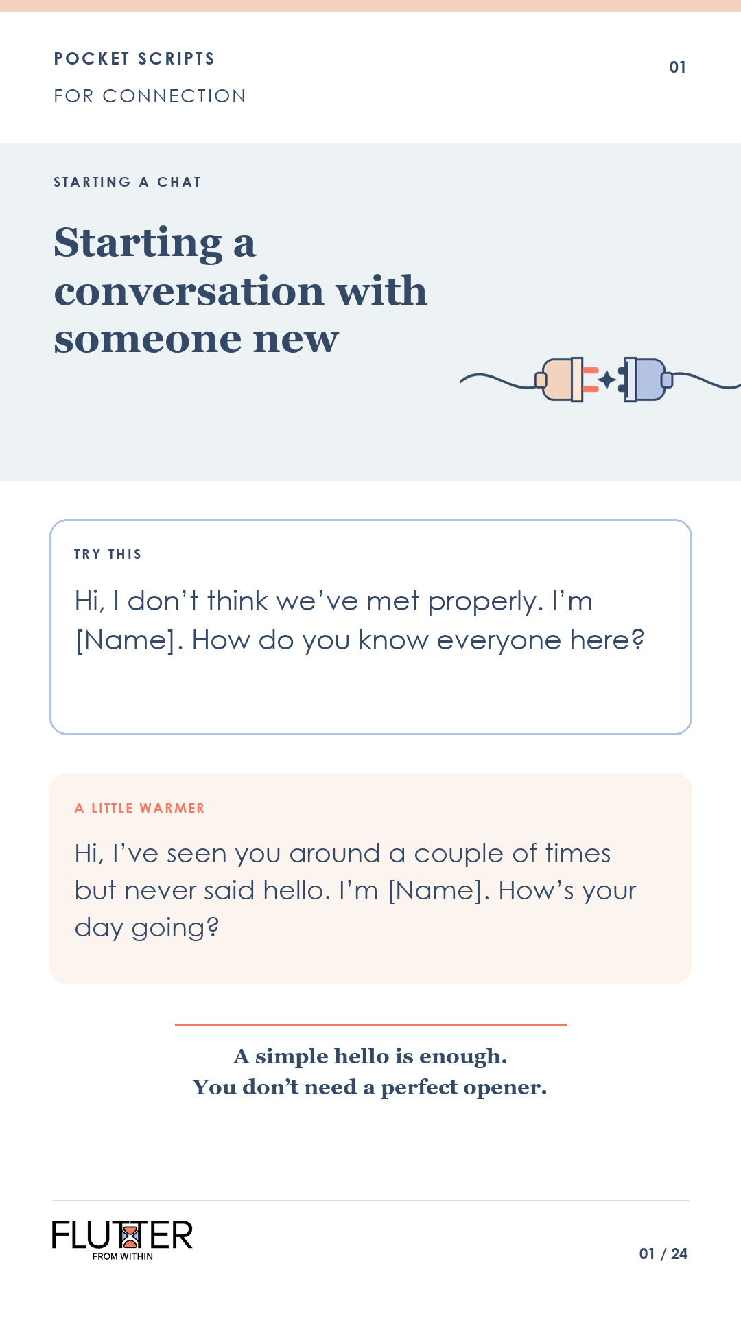 For Connection card 1