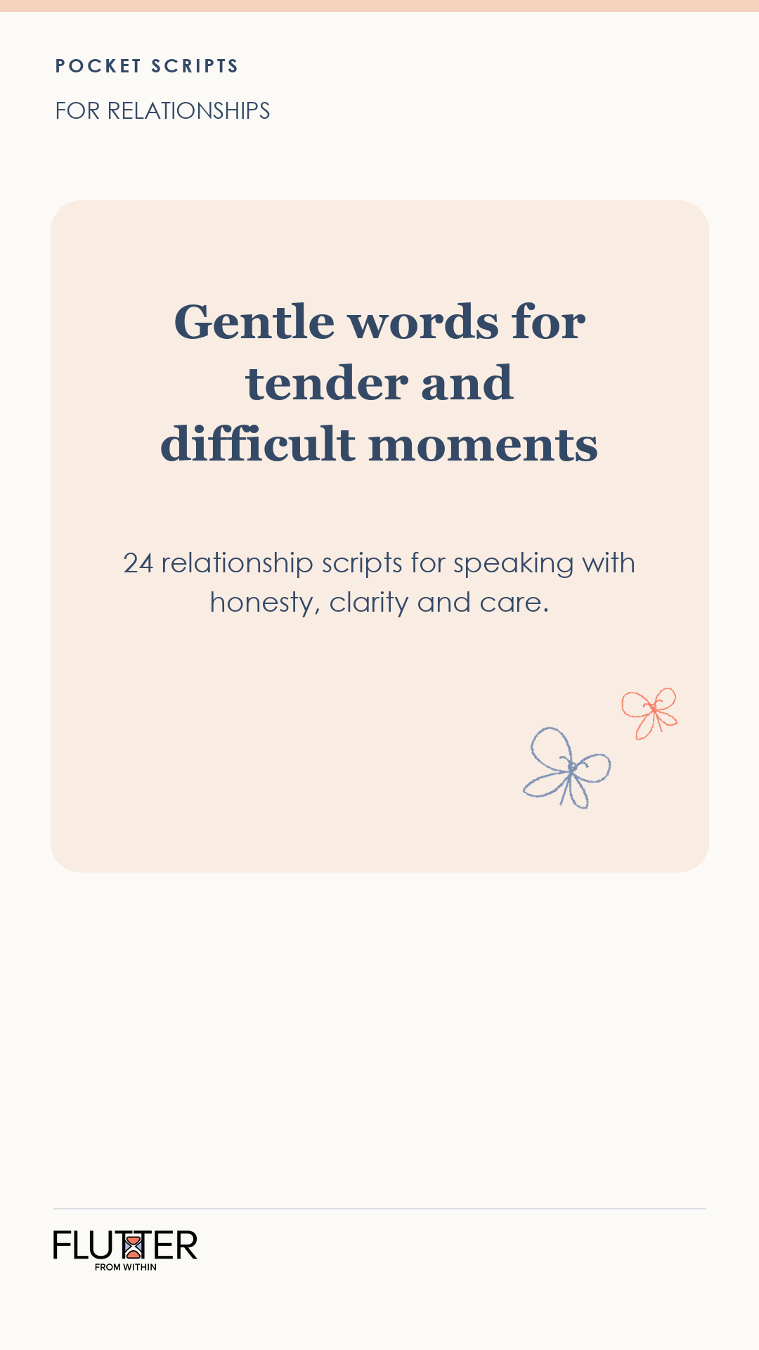 Pocket Scripts For Relationships